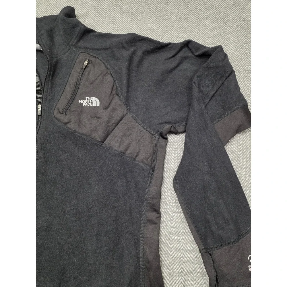 The North Face Flight‎ Series Mens Black Quarter Zip Fleece Pullover Medium M